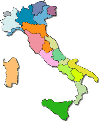 Map to select your region